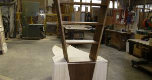 Scrivania studio-in legno-artigianale design esclusivo